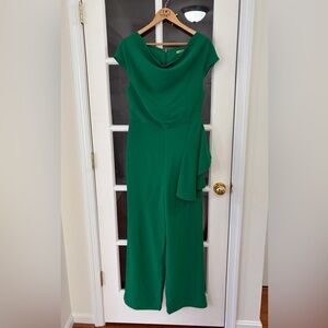 Fehaute Ruched Jumpsuit - Size 6 - green